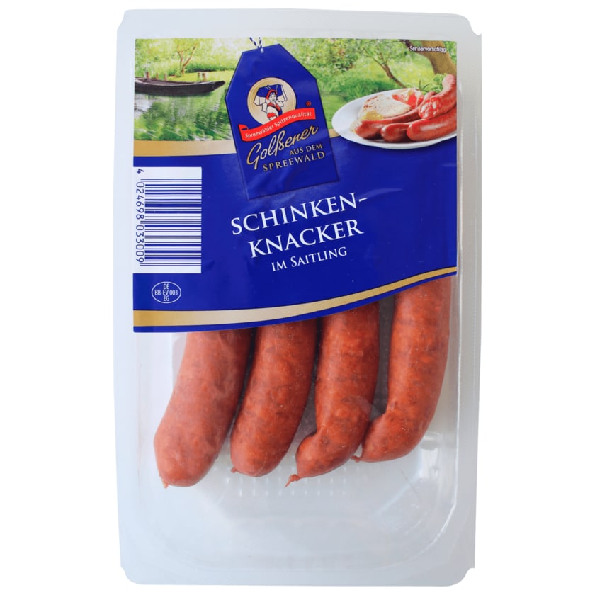 Golßener Spreewald Rindfleisch-Knacker 4x50g